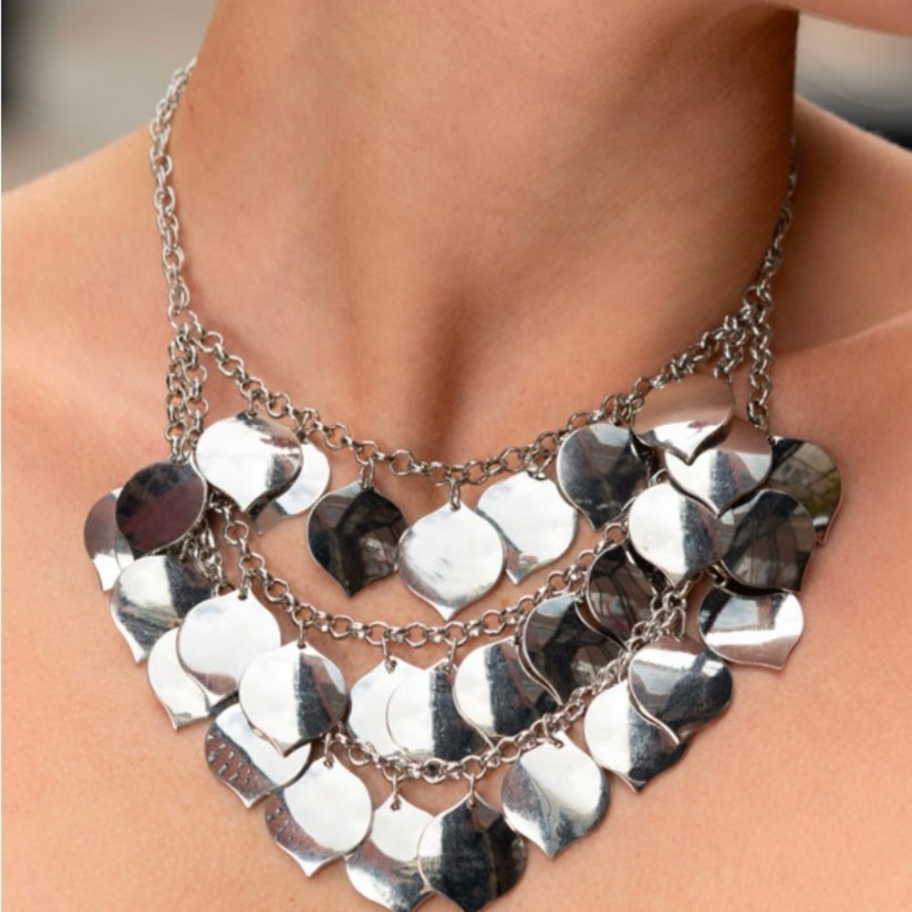Intrepid Icon - Silver Necklace